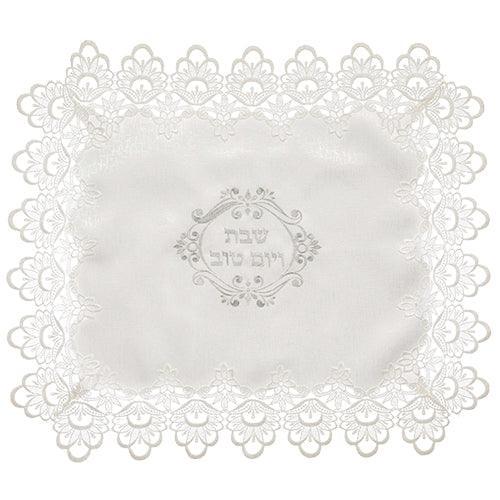 Brockett Challah Cover 42*52cm With Lace Decoration