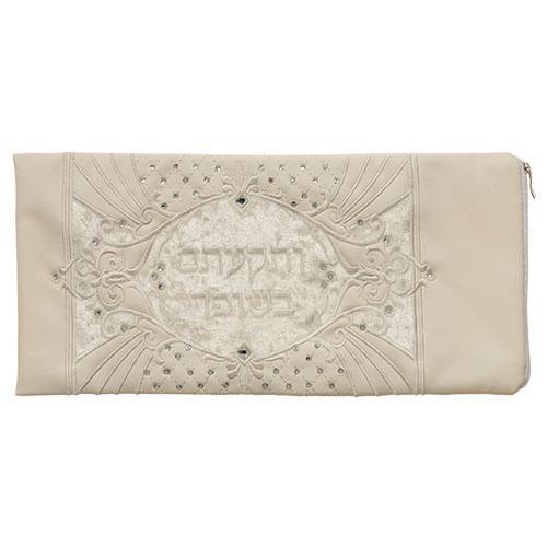 Leather Like & Velvet Shofar Bag 21X41 cm