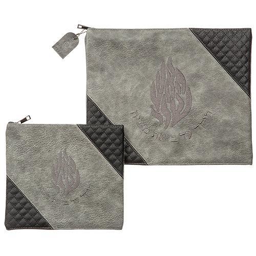 PU Fabric Talit & Tefilin Set 38*31 cm with Embroidery