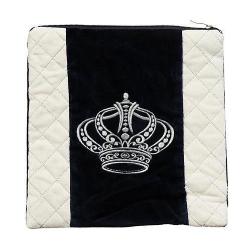 Elegant Velvet Talit & Tefilin Set with Stones 27.5*25.5 Cm