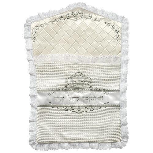Elegant satin Bris Pillow Laid with Stones 70X45 cm