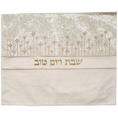 Faux Leather Challah Cover 45X55 cm with Embossed logo