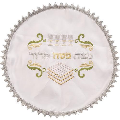 SATIN PASSOVER COVER 47 CM, WITH EMBROIDERY
