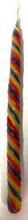 Havdalah Candle Multicolor Round - 6 Wicks