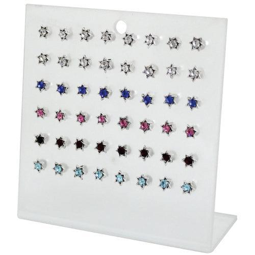 Set Of Earrings- Star Of David With Stone  (24)
