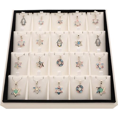 Full Display- "shell" Pendants With Chains (20)
