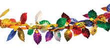 10" 14 Section Multi Colored Leaves Garland - Pack of 12