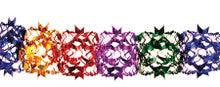 11" 15 Section Multi Colored Garland - Pack of 12