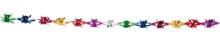 2.5" 42 Section Multi Color Garland - Pack of 12