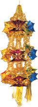 Multi Colored 3 Tier Lantern - Pack of 12 - 16"