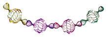 6" 7 Section Multi Colored Garland - Pack of 12