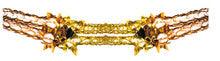 8" 5 Section Gold and Copper Garland - Pack of 12
