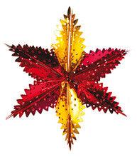 6 Section Star - Pack of 12 - 13"