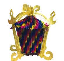 Chinese House Foil Hanging Decoration - Pack of 12 - Colored