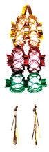 3 Tier Multi Colored Lantern - Pack of 12 - 8"