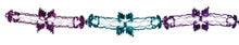 6" 6 Section Multi Colored Garland - Pack of 12