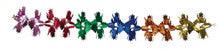 8" 12 Section Multi Colored Garland - Pack of 12