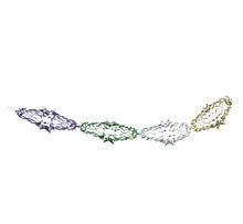 6" 8 Section Multi Colored Garland - Pack of 12