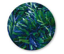 Extra Heavy and Long Tinsel, Green w/blue