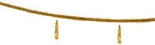 13' (14" bells) Long Tinsel, Gold - Pack of 12