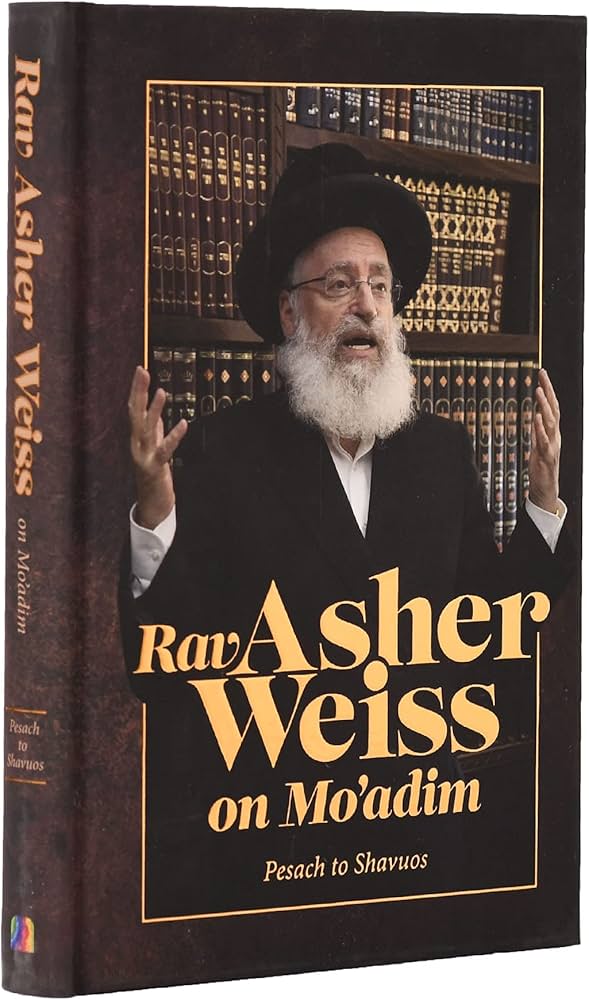 Rav Asher Weiss on Mo’adim – Pesach to Shavuos