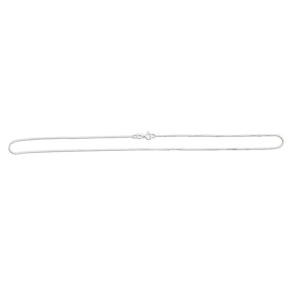 Sterling Silver Necklace 45cm Boxed (18 )