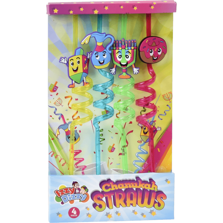 4pk Chanukah Straws