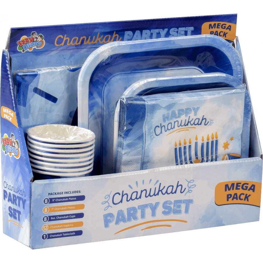 Mega Family Pack of Paper Goods - Blue Design