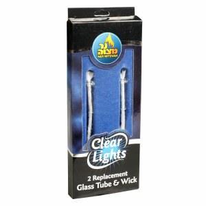 2pk. Glass tube & Wick replacement