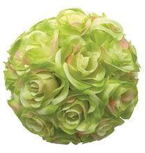 8" Rose Ball, Multiple Colors Green