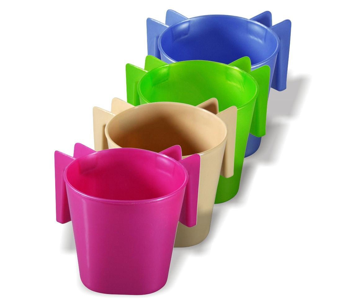 Plastic Children Washing Cup, 9cm- Assorted Colors (45)
