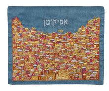 EMANUEL FULL EMBROIDERED AFIKOMAN BAG JERUSALEM--MULTICOLOR