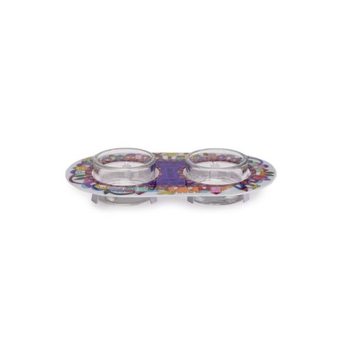 Candlestick for 2 T-lights + Painting - Jerusalem