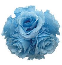 6" Rose Ball, Multiple Colors - Pack of 12 Silver & Brass