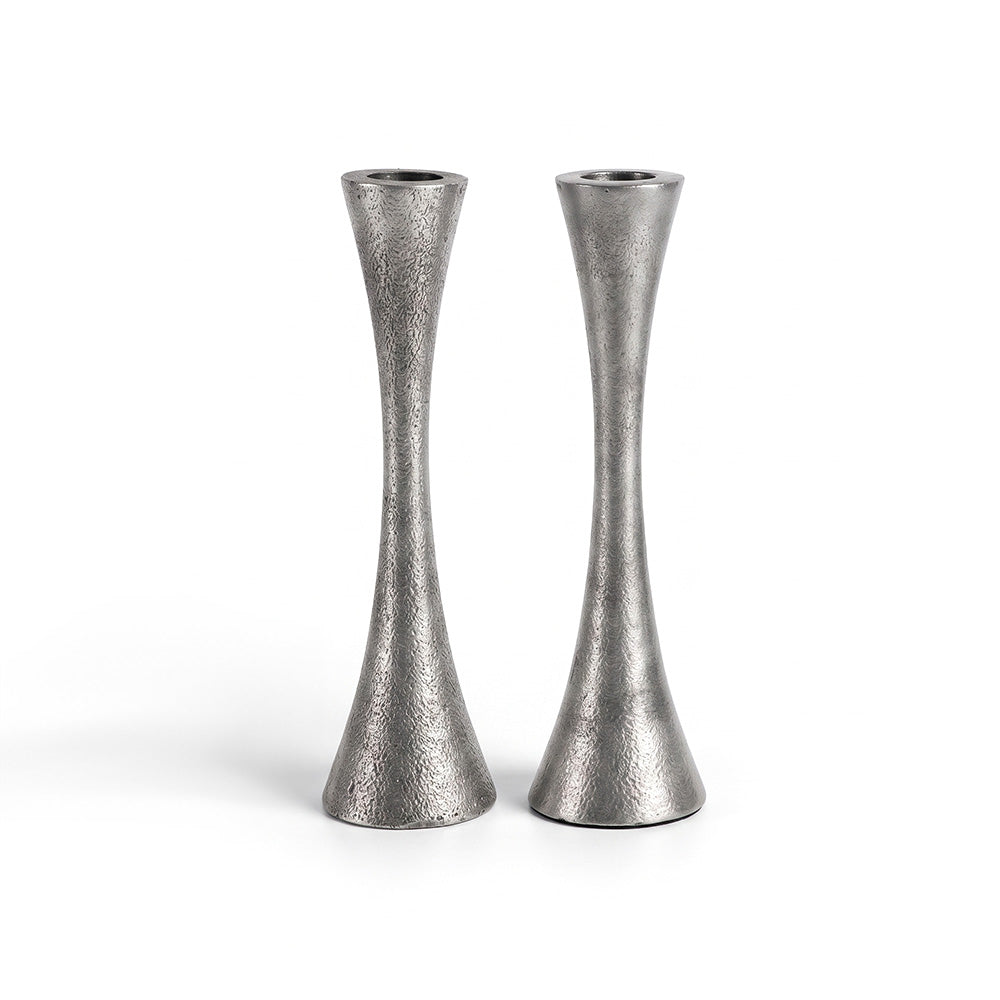 Handmade Candlesticks 6"-Antique Silver