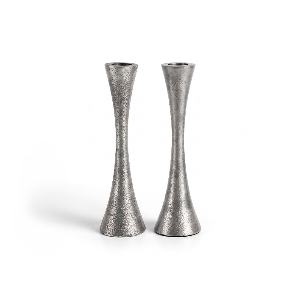Handmade Candlesticks 7"-Antique Silver