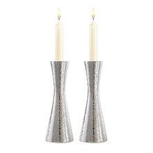 Emanuel Hammered Candlesticks 7"