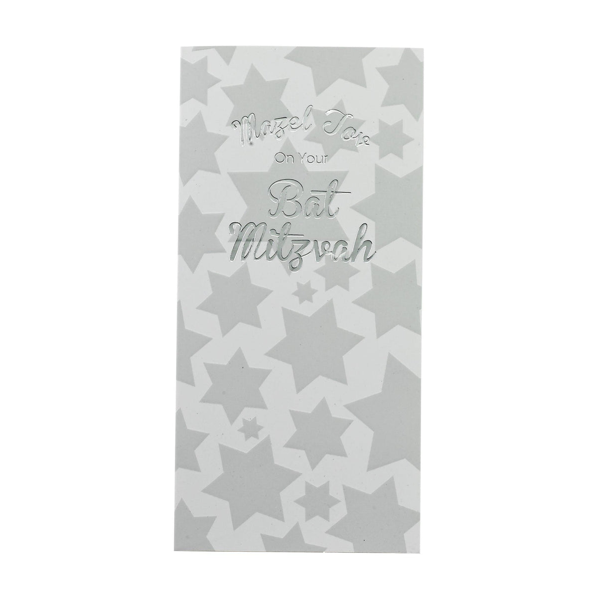 BAT MITZVAH COUNTER CARD, 3.5"x7", FOIL ACCENTS