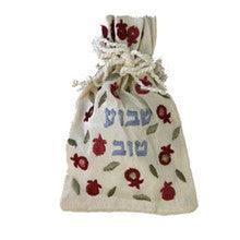 Embroidered Spice Bag Pomegranates