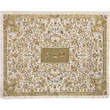 Full Embroidered Challah Cover Silver & Gold