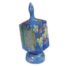 Emanuel Painted Extra Large Dreidel With Stand