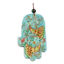 Emanuel Large Wood Painted Hamsa
