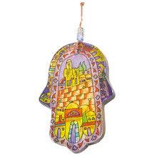 Glass Hamsa- Large 6"x4"