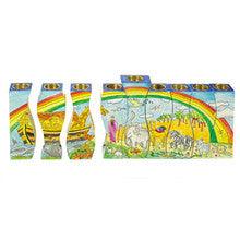 Emanuel Fitted Chanukah Menorah Noah's Ark