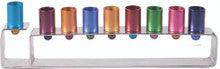 Anodize Aluminum Hanukkah Menorah - Frame Multicolor