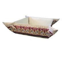 Emanuel Embroidered Folding Basket