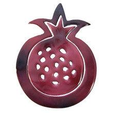 Aluminum Trivet Two Piece Set Pomegranate Shape Red