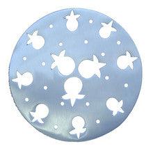 Aluminum Trivet Pomegranate Round