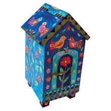 Yair Emanuel House design Tzedakah (Charity) Box -Birds and Flowers