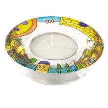 The Old City of Jerusalem Glass Candle Holder
